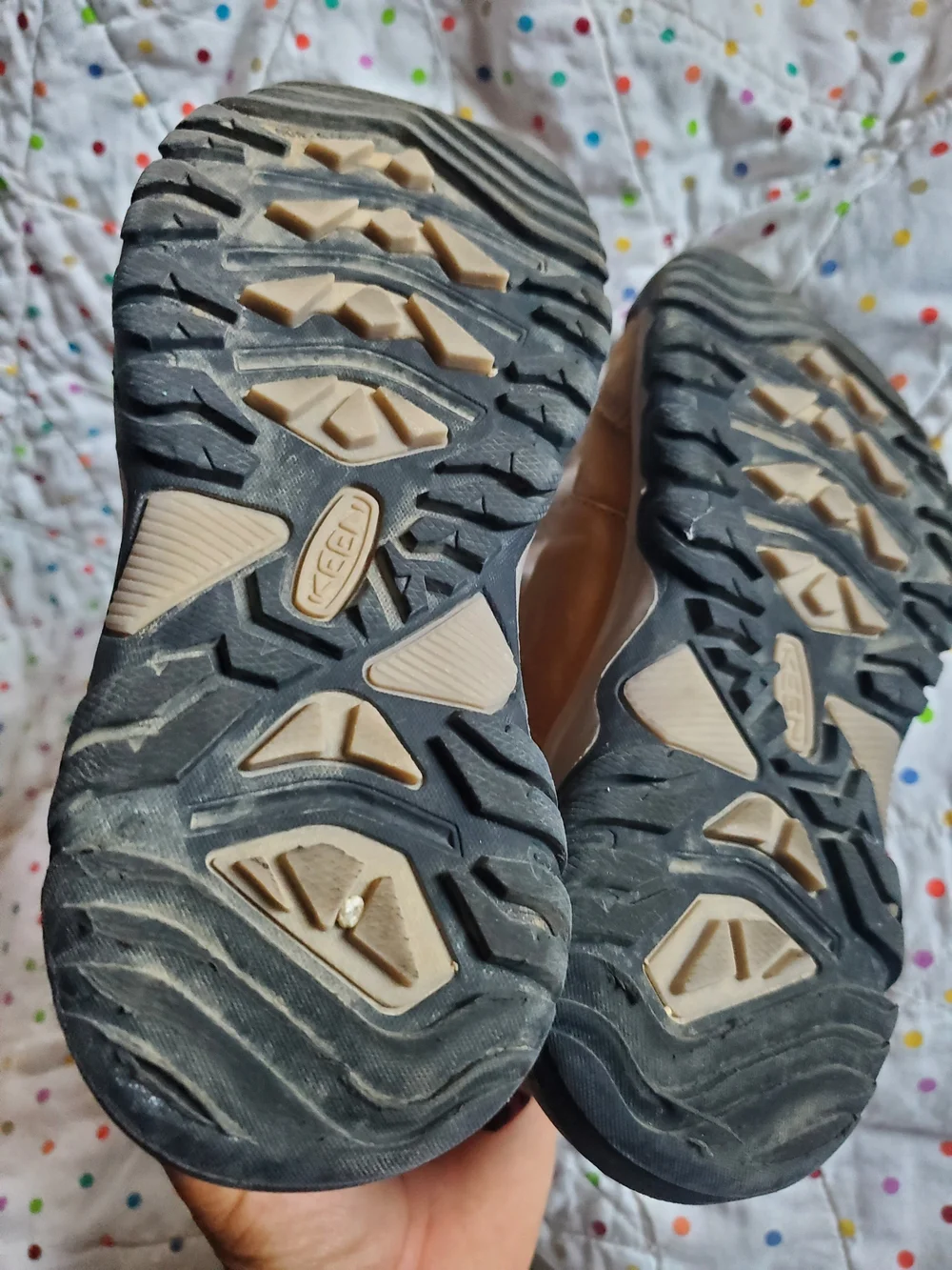 KEEN Kids' Brown Waterproof Hiker Boots Size 11.